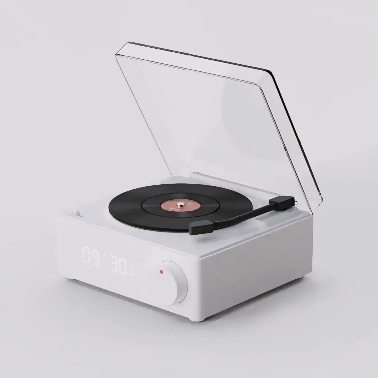 Retro Vinyl Wireless Bluetooth Speaker & Alarm Clock