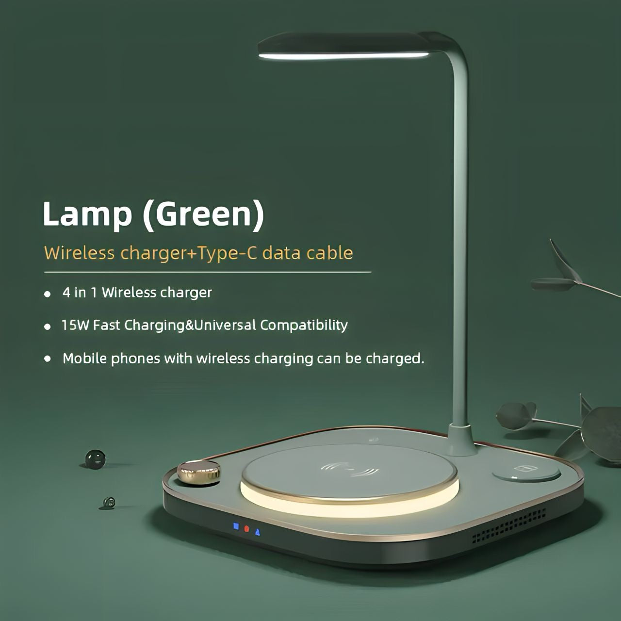 Wireless Charger Desk Lamp - Tech Scape Hub