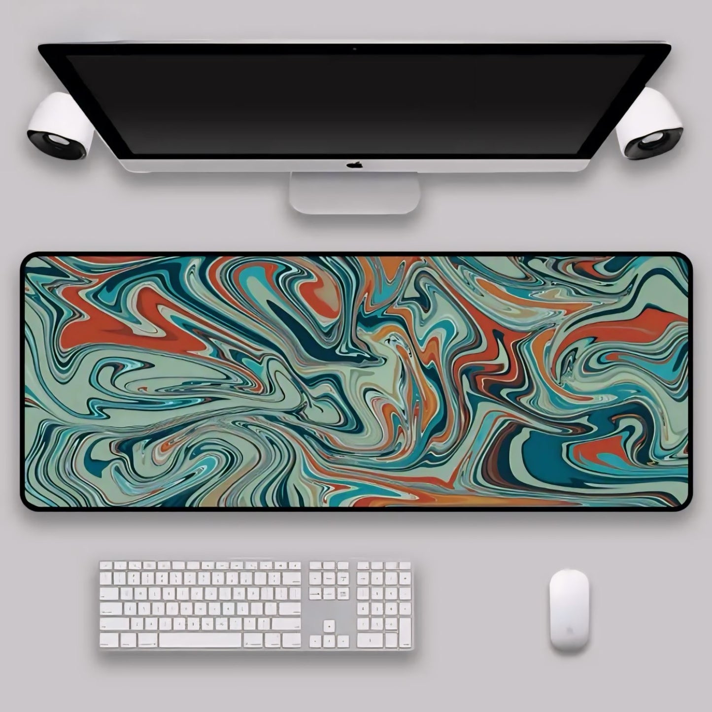 Liquid Strata Art Mouse Pad - Tech Scape Hub