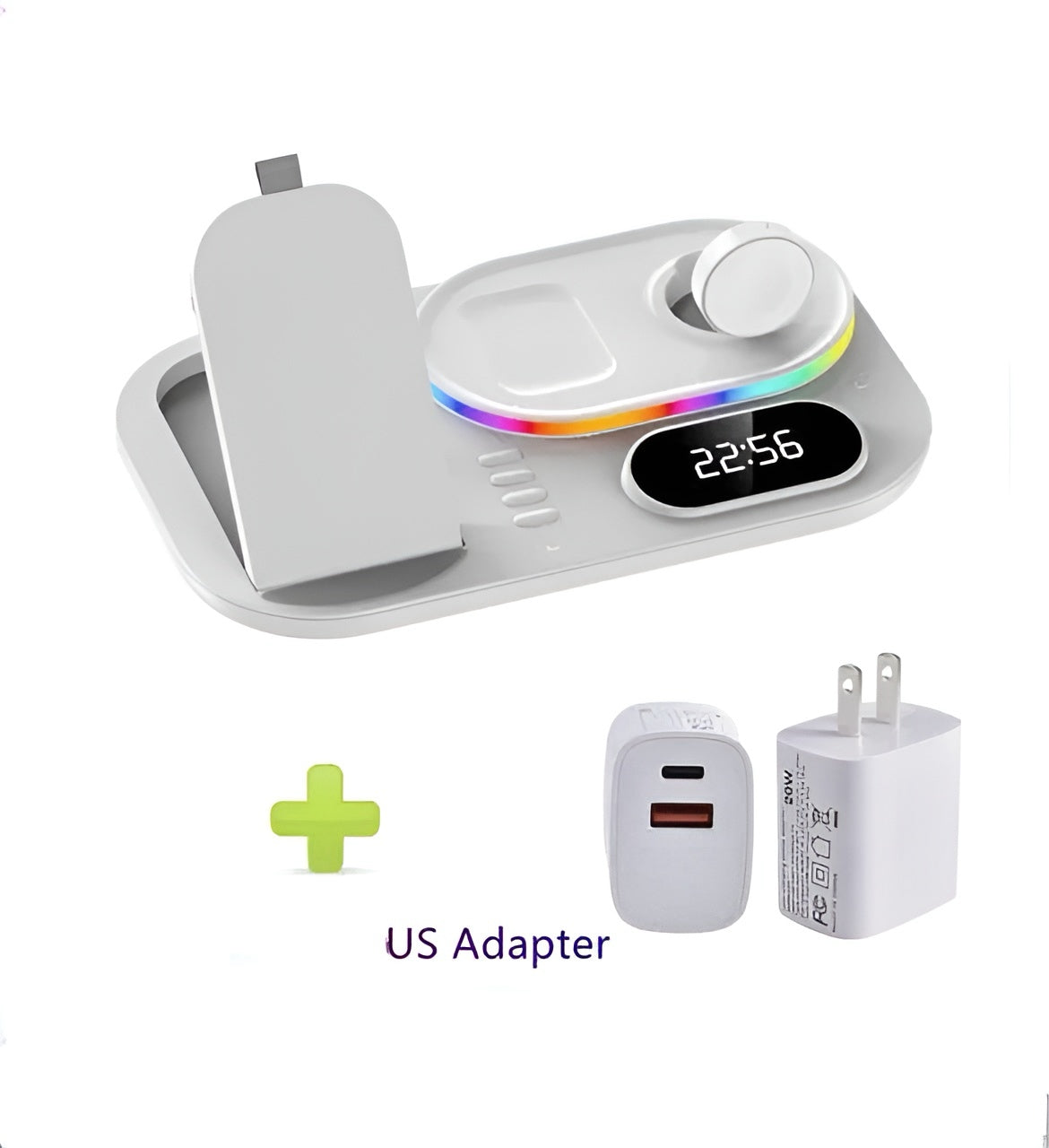 RGB Wireless Charging Dock for Apple