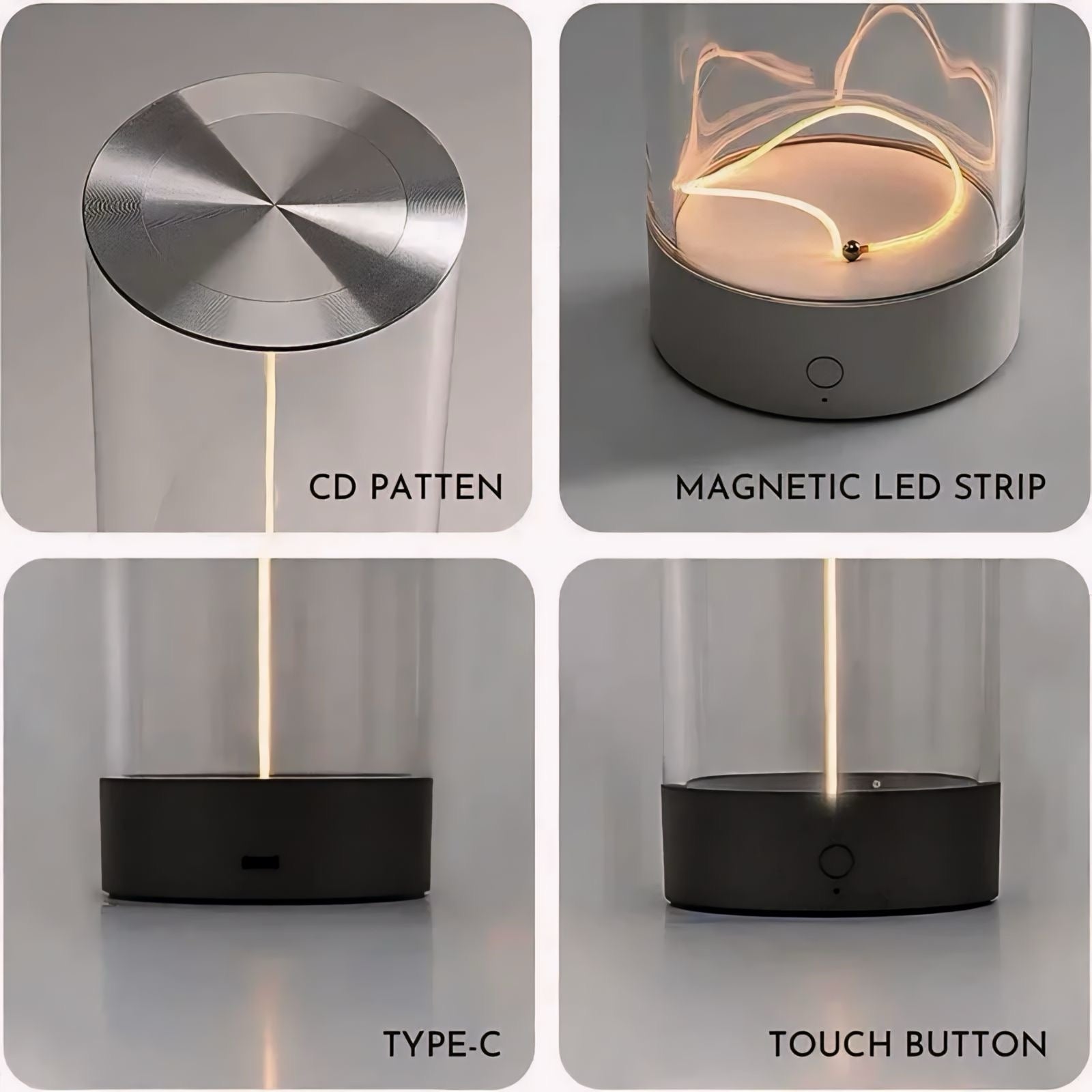 Magnetic Wireless Touch Lamp - Tech Scape Hub