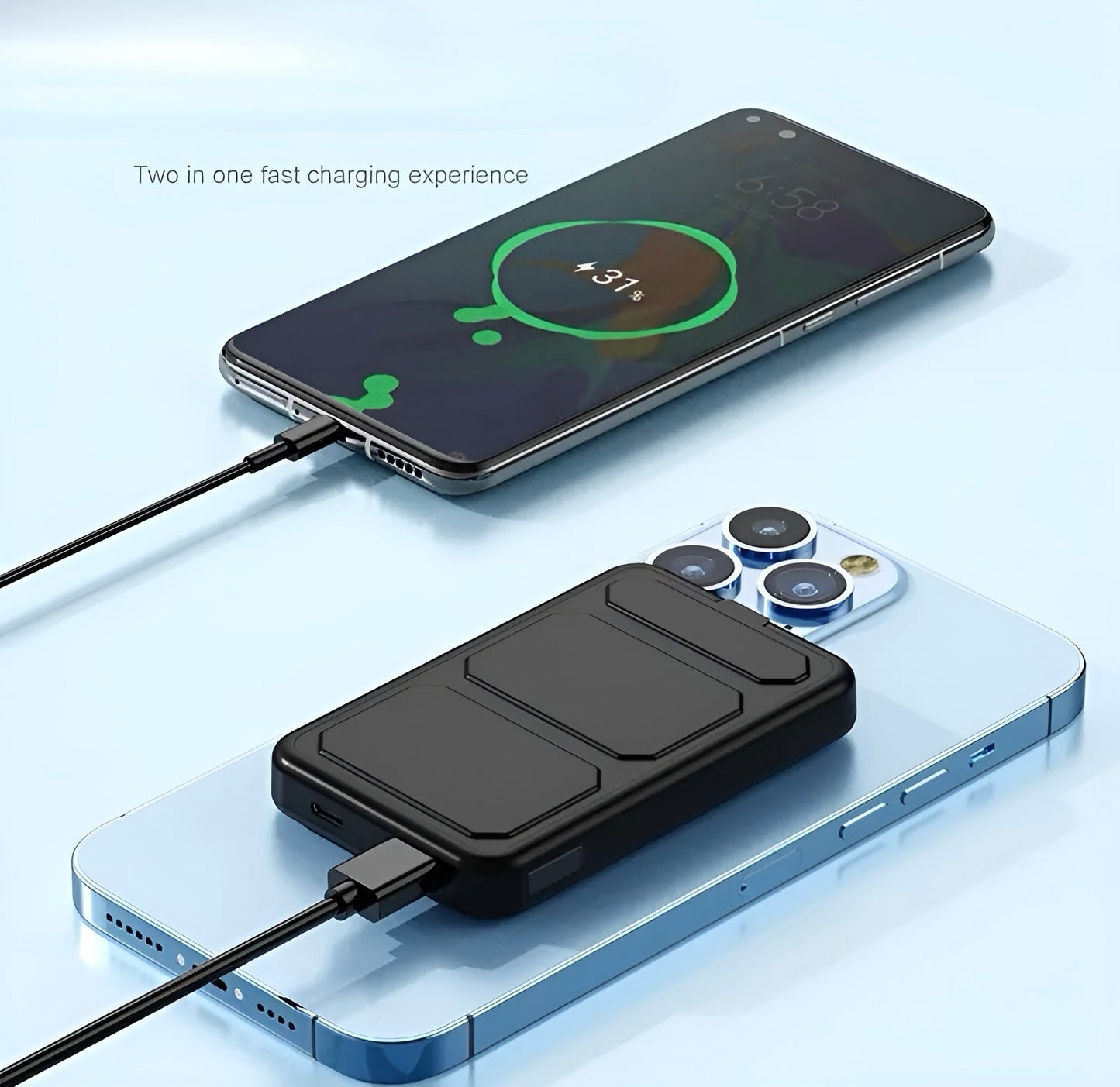 Wireless Magnetic Power Bank With Stand