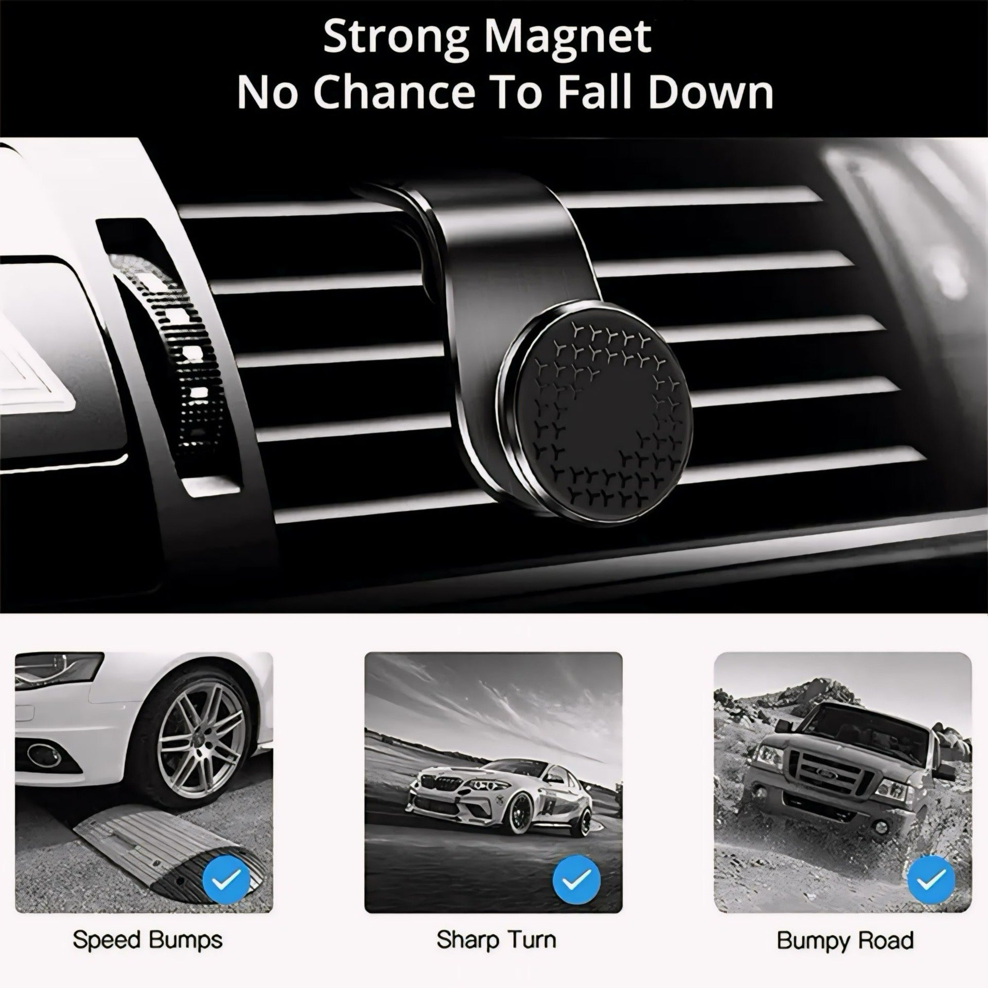 Magnetic Car Phone Holder - Tech Scape Hub