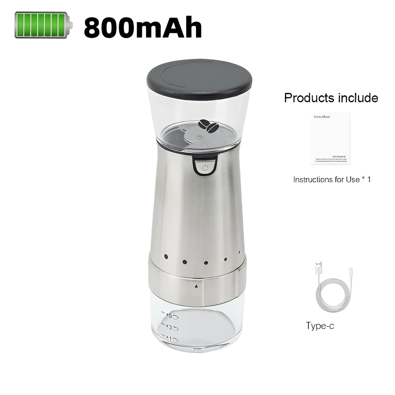 Portable Electric Coffee Grinder