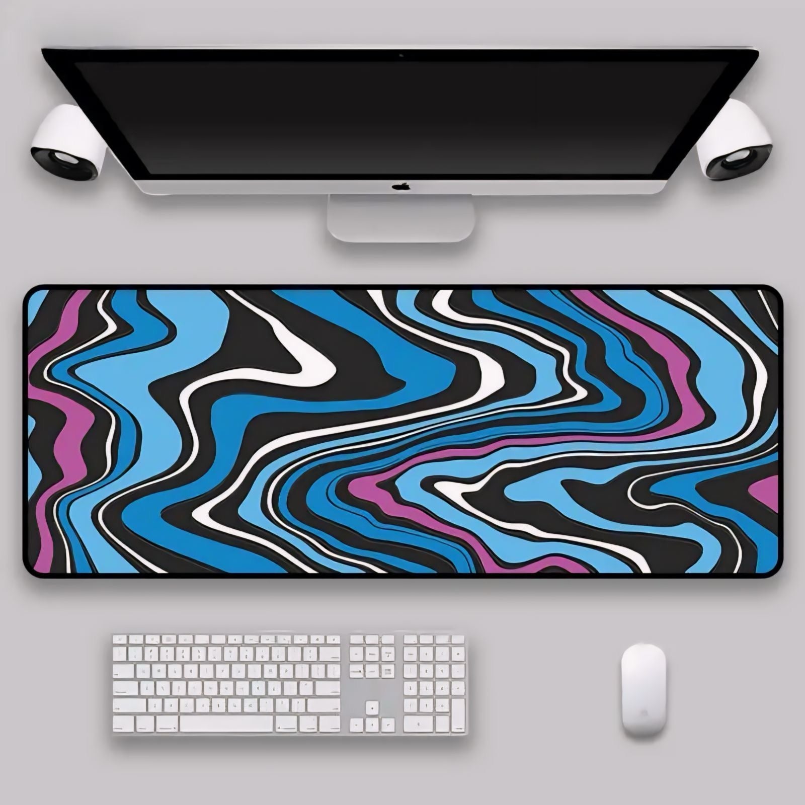 Liquid Strata Art Mouse Pad - Tech Scape Hub