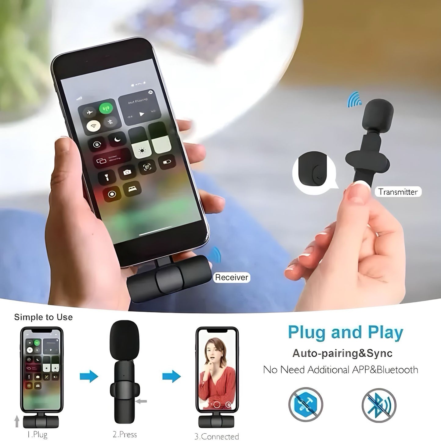 Rechargeable Wireless Microphone - Tech Scape Hub