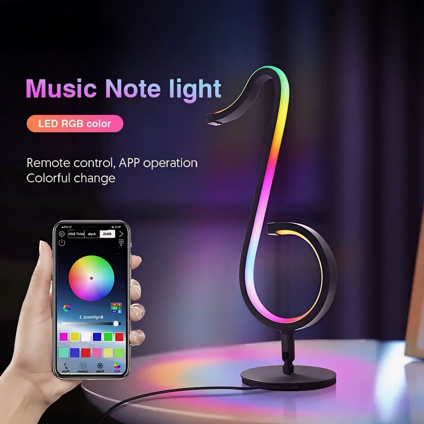 Music Note Light - Tech Scape Hub