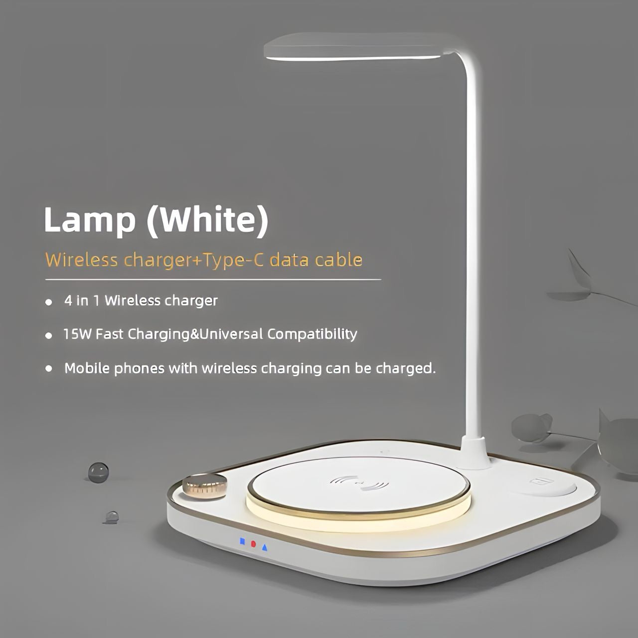 Wireless Charger Desk Lamp - Tech Scape Hub