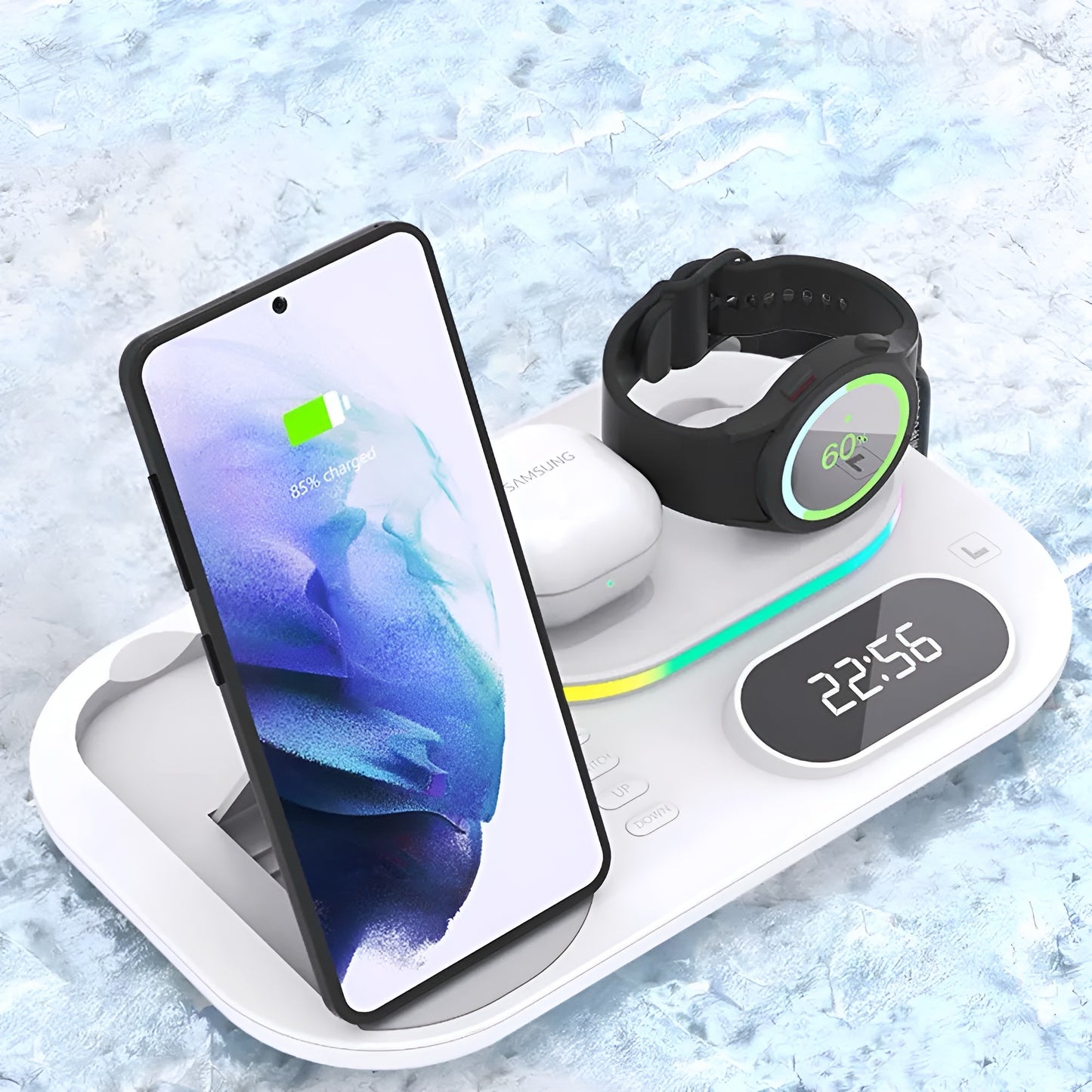 RGB Wireless Charging Dock for Android