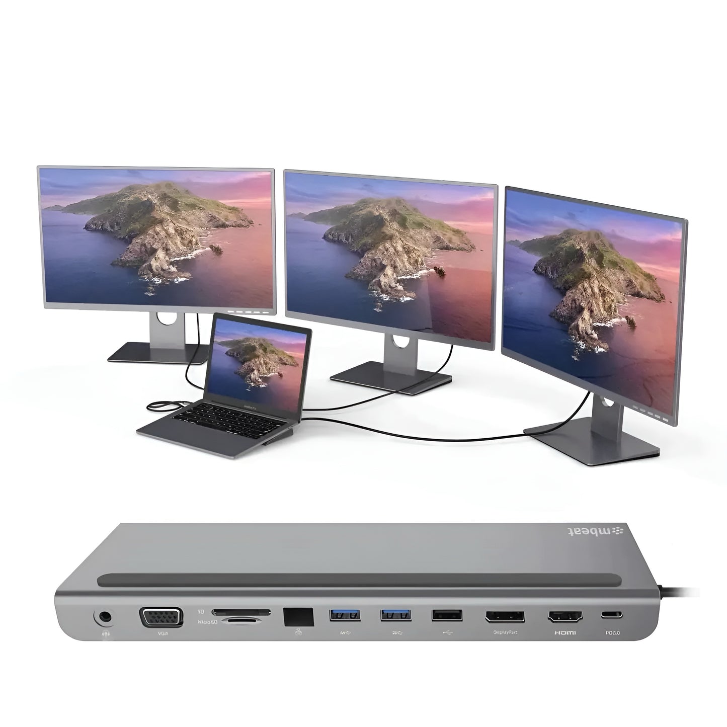 11 in 1 Laptop Docking Station