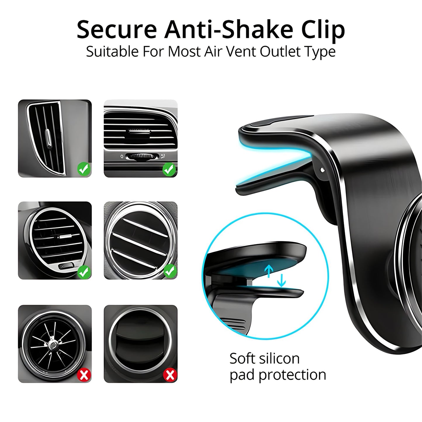 Magnetic Car Phone Holder - Tech Scape Hub