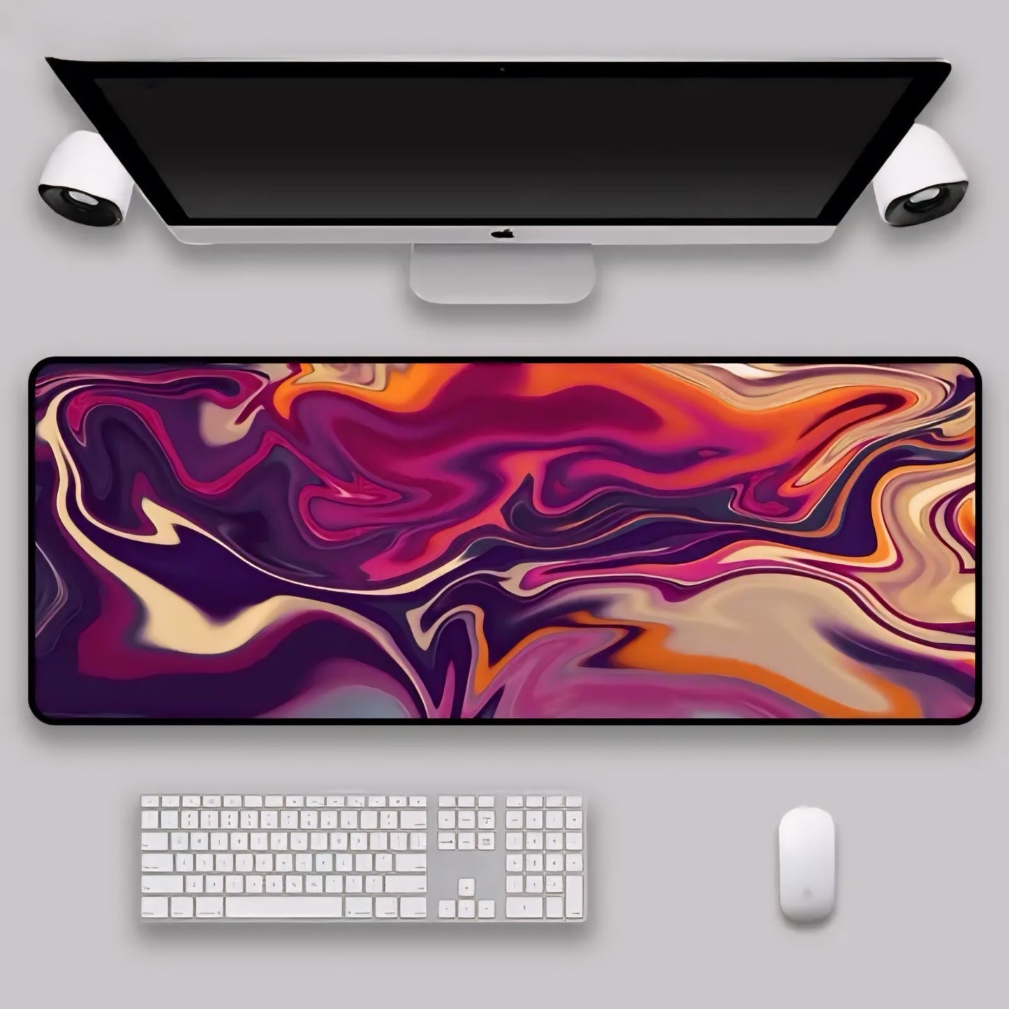 Liquid Strata Art Mouse Pad - Tech Scape Hub