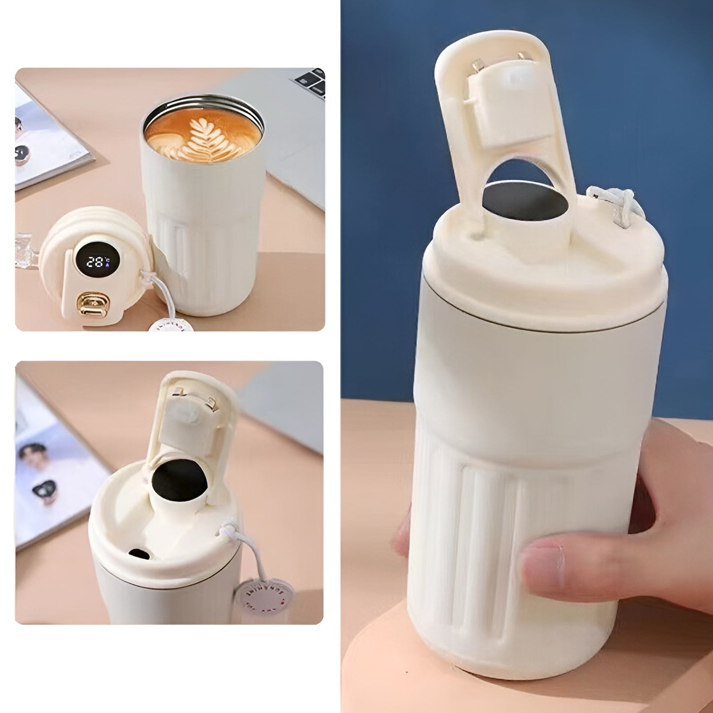 Thermos Mug with Temperature Display