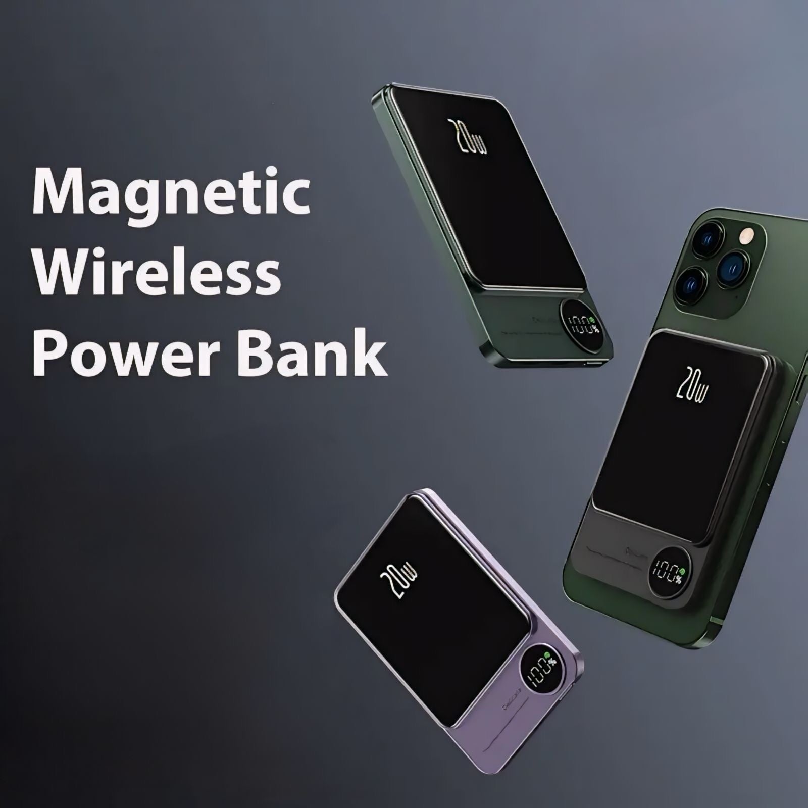 Slim Magnetic Power Bank - Tech Scape Hub