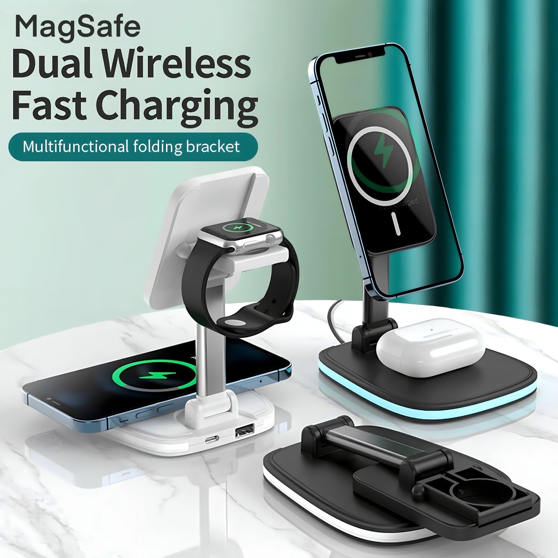 Folding Wireless Charging Stand - Tech Scape Hub