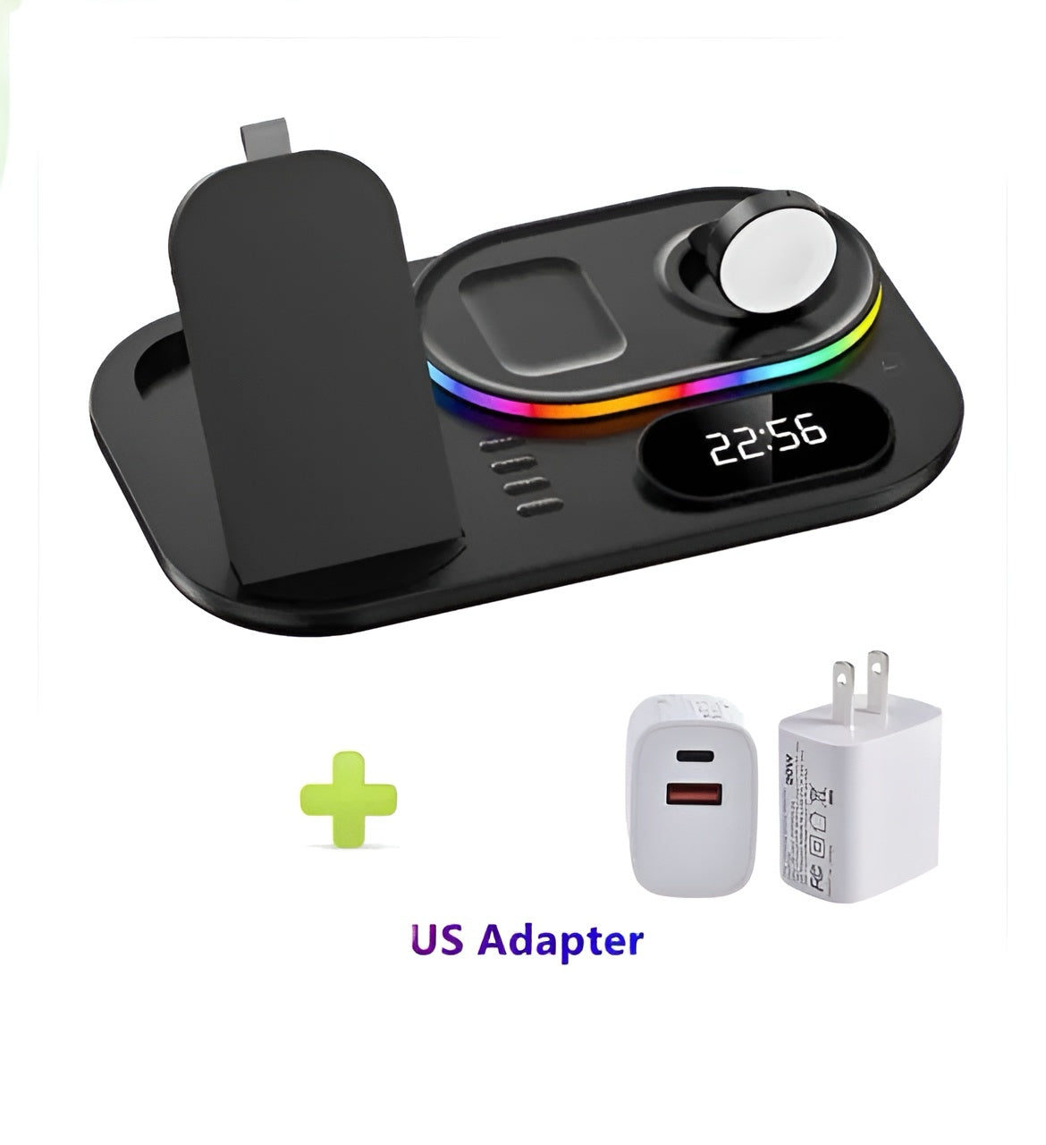 RGB Wireless Charging Dock for Apple