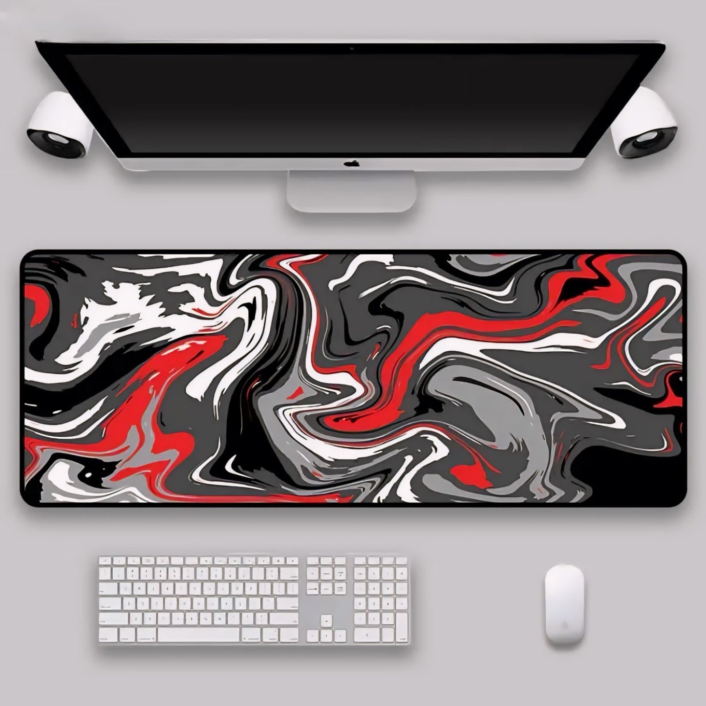 Liquid Strata Art Mouse Pad - Tech Scape Hub