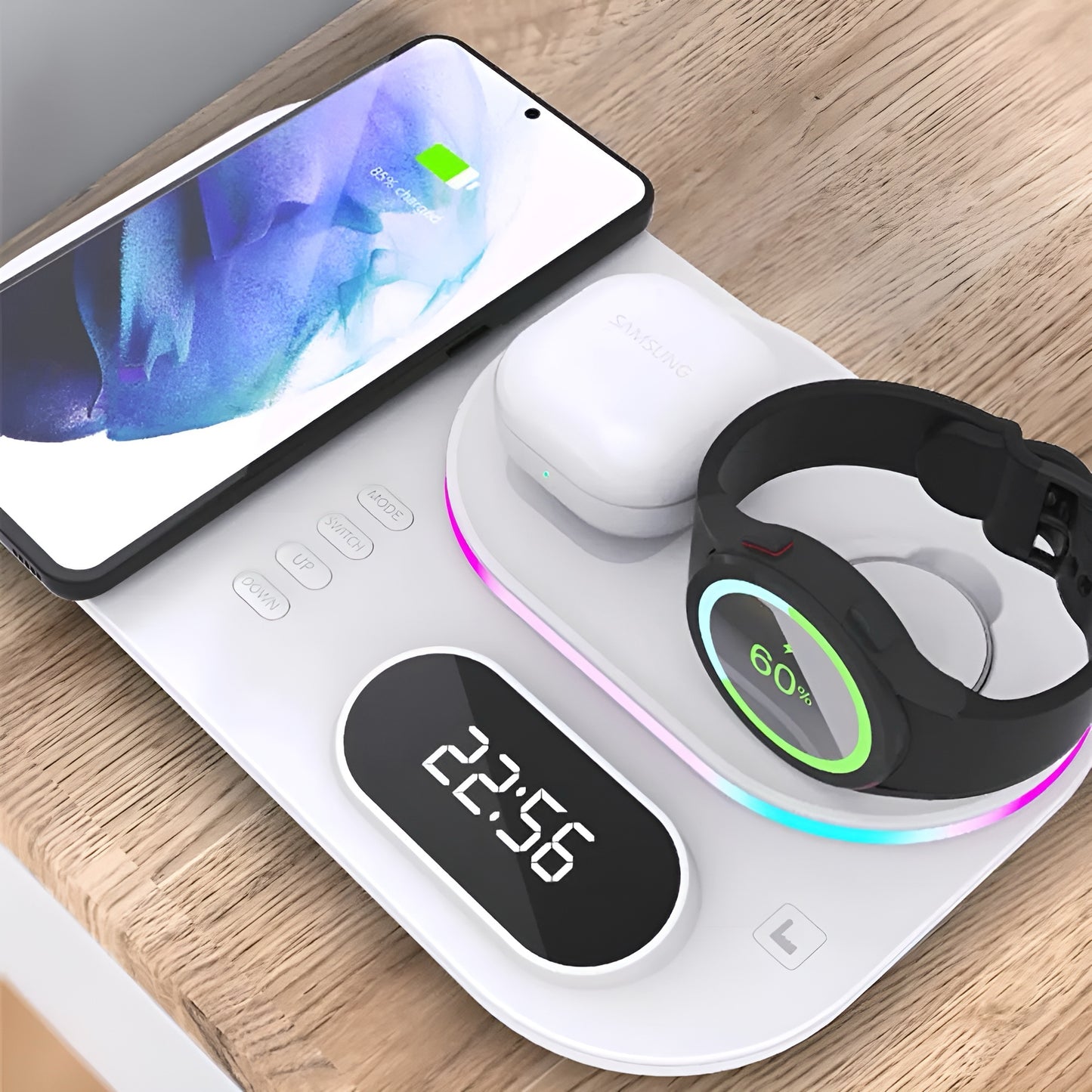 RGB Wireless Charging Dock for Android