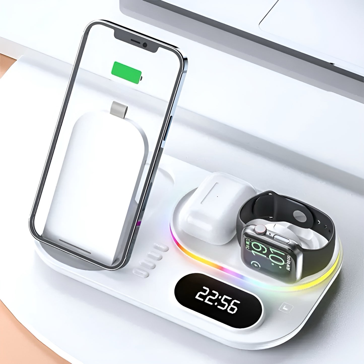 RGB Wireless Charging Dock for Apple