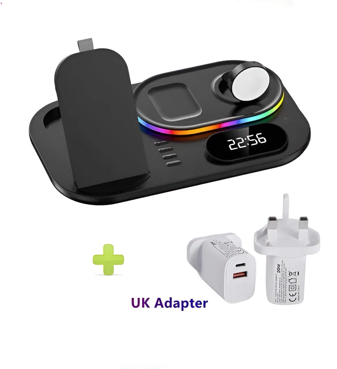 RGB Wireless Charging Dock for Android