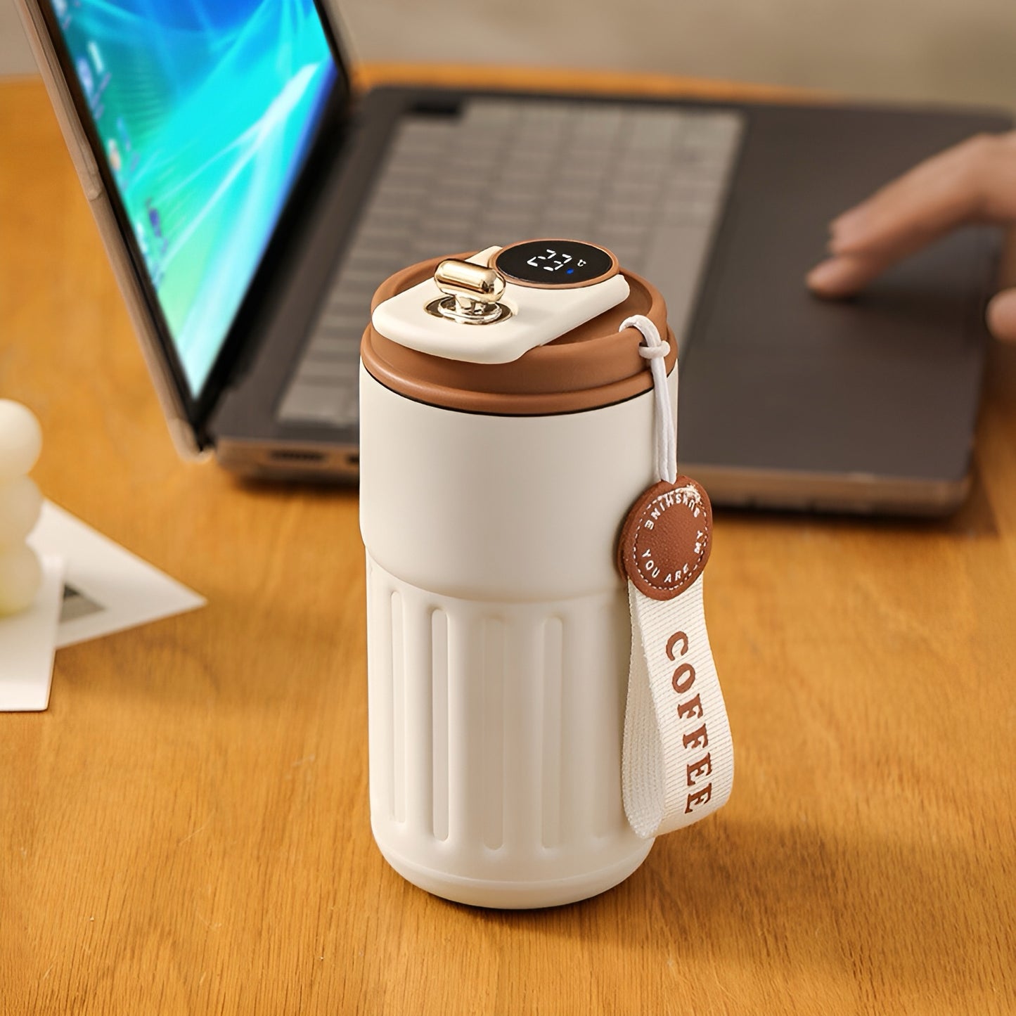 Thermos Mug with Temperature Display