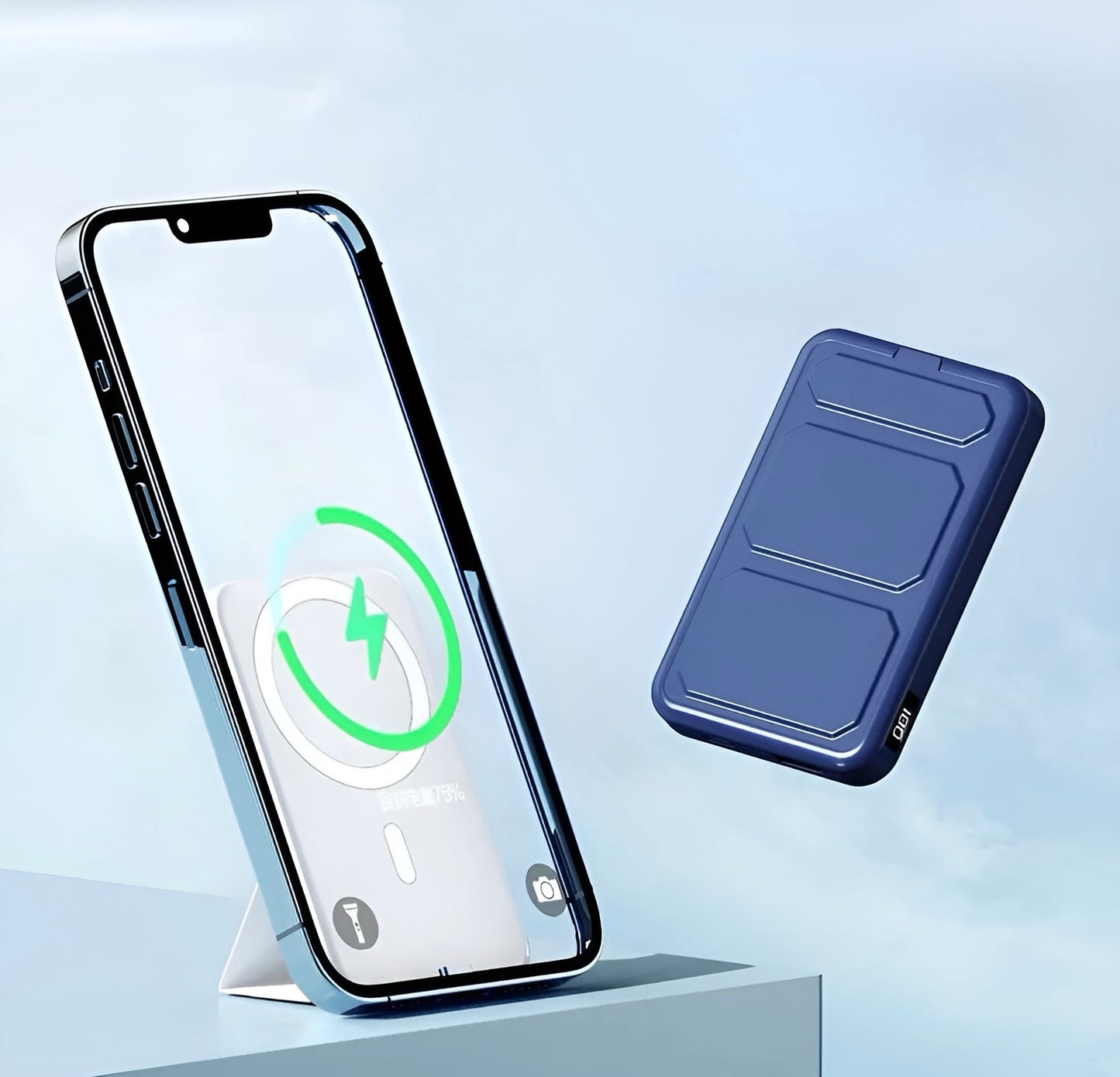 Wireless Magnetic Power Bank With Stand