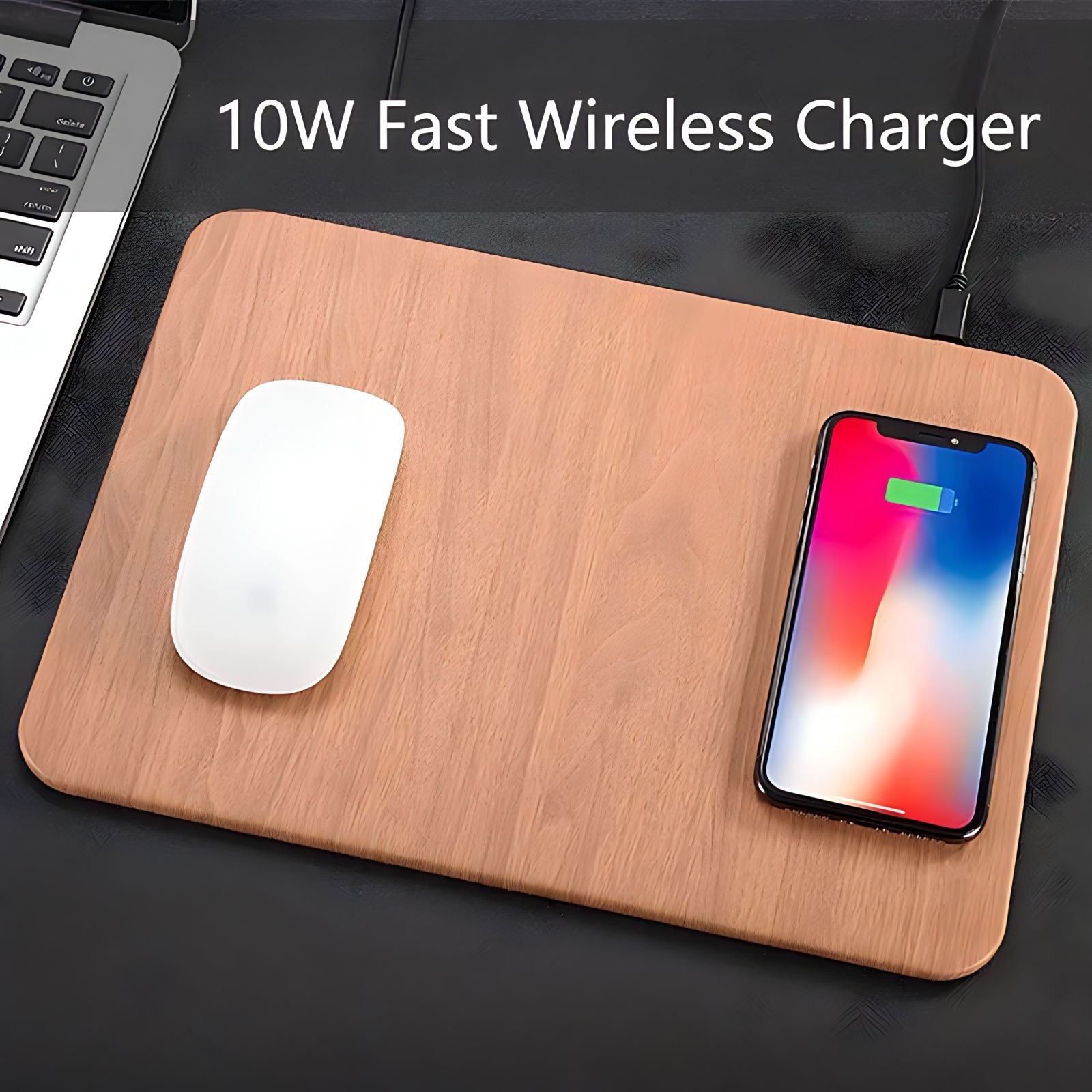 Wireless Charging Mouse Pad - Tech Scape Hub