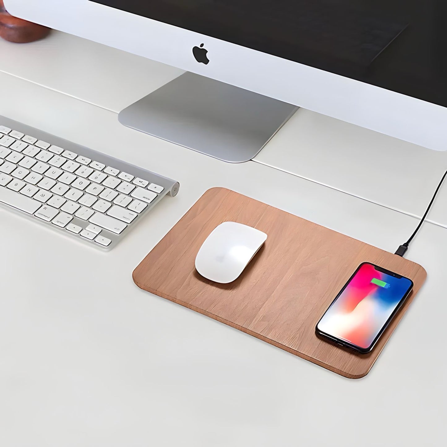 Wireless Charging Mouse Pad - Tech Scape Hub