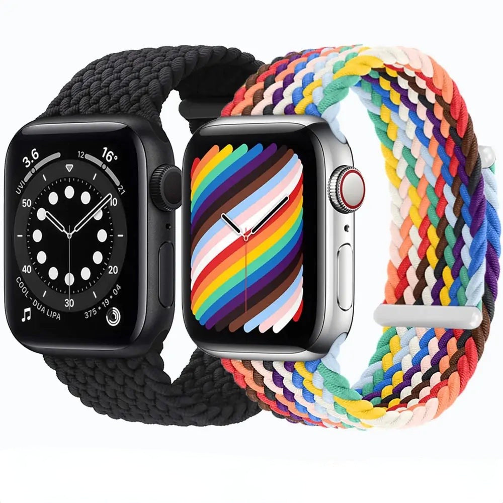 Nylon Braided Apple Watch Bands - Tech Scape Hub