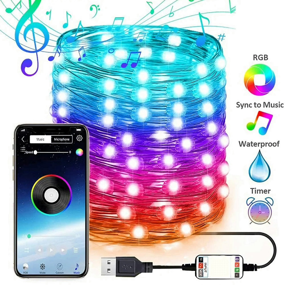 Smart LED Christmas Tree Lights