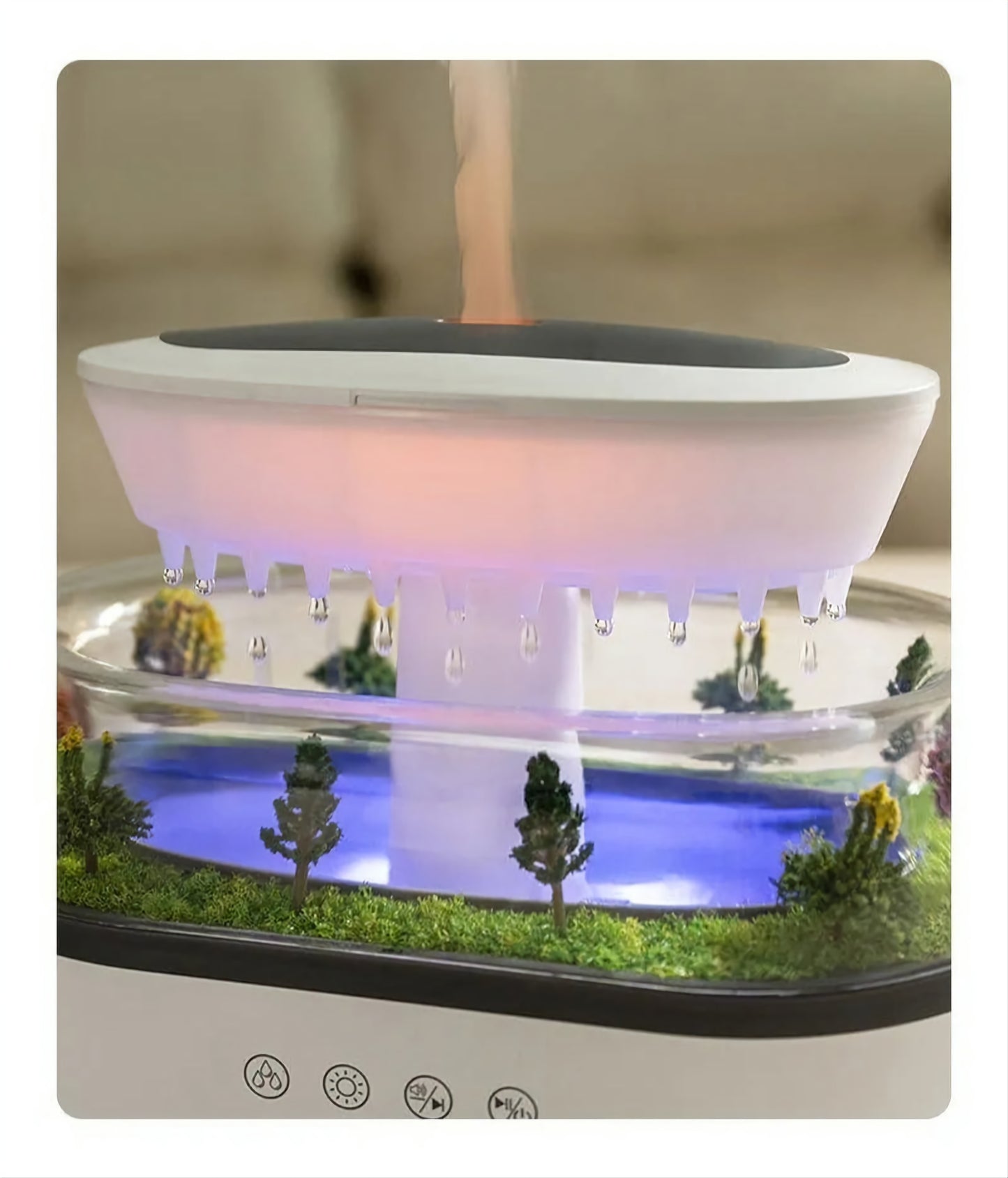 Landscape Aroma Raindrop Humidifier Diffuser