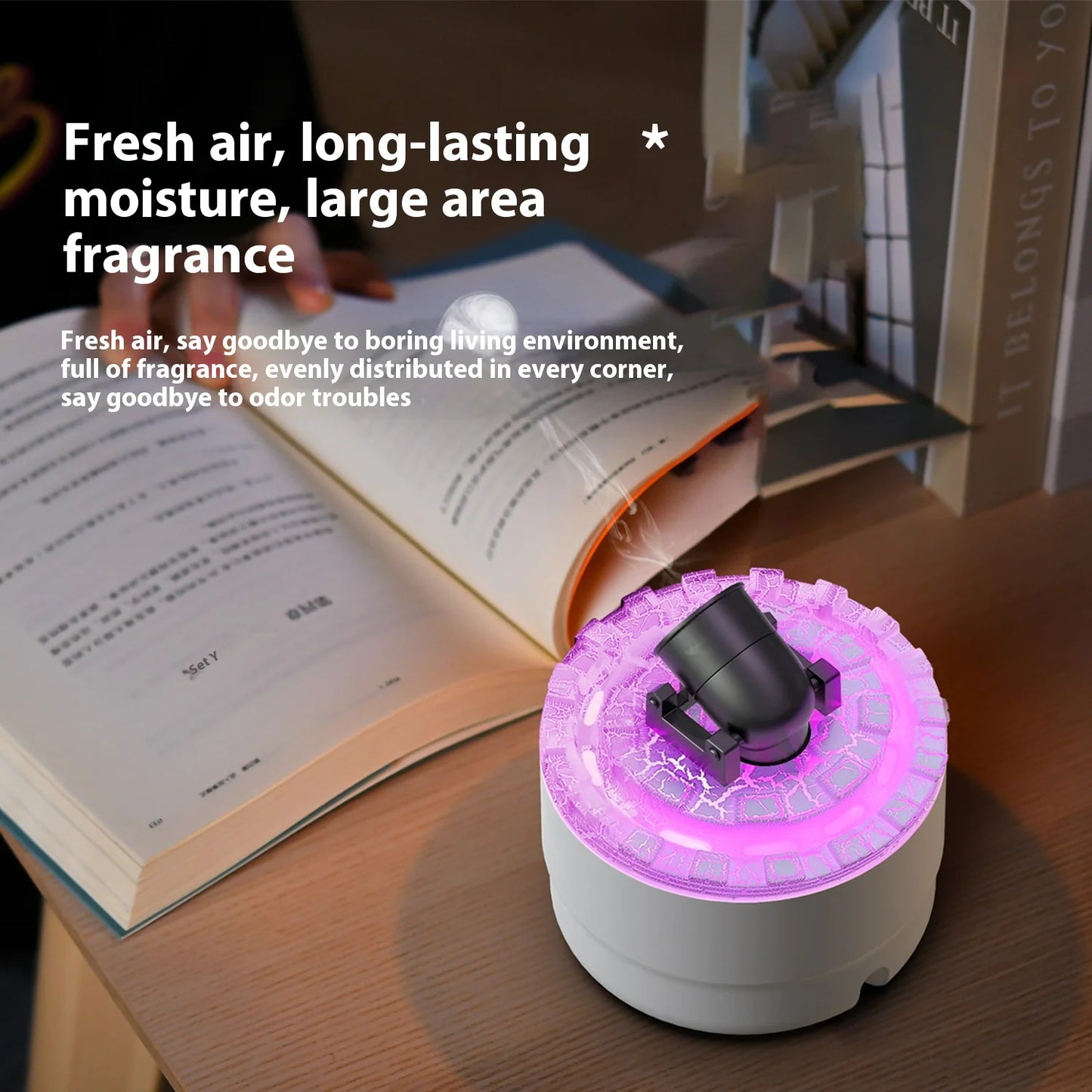 Cannon Aroma Diffuser with Colorful Lights