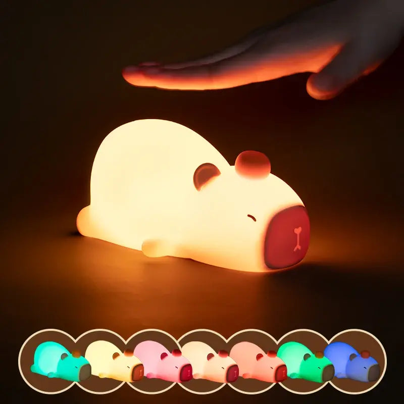 Laying Capybara Night-Light