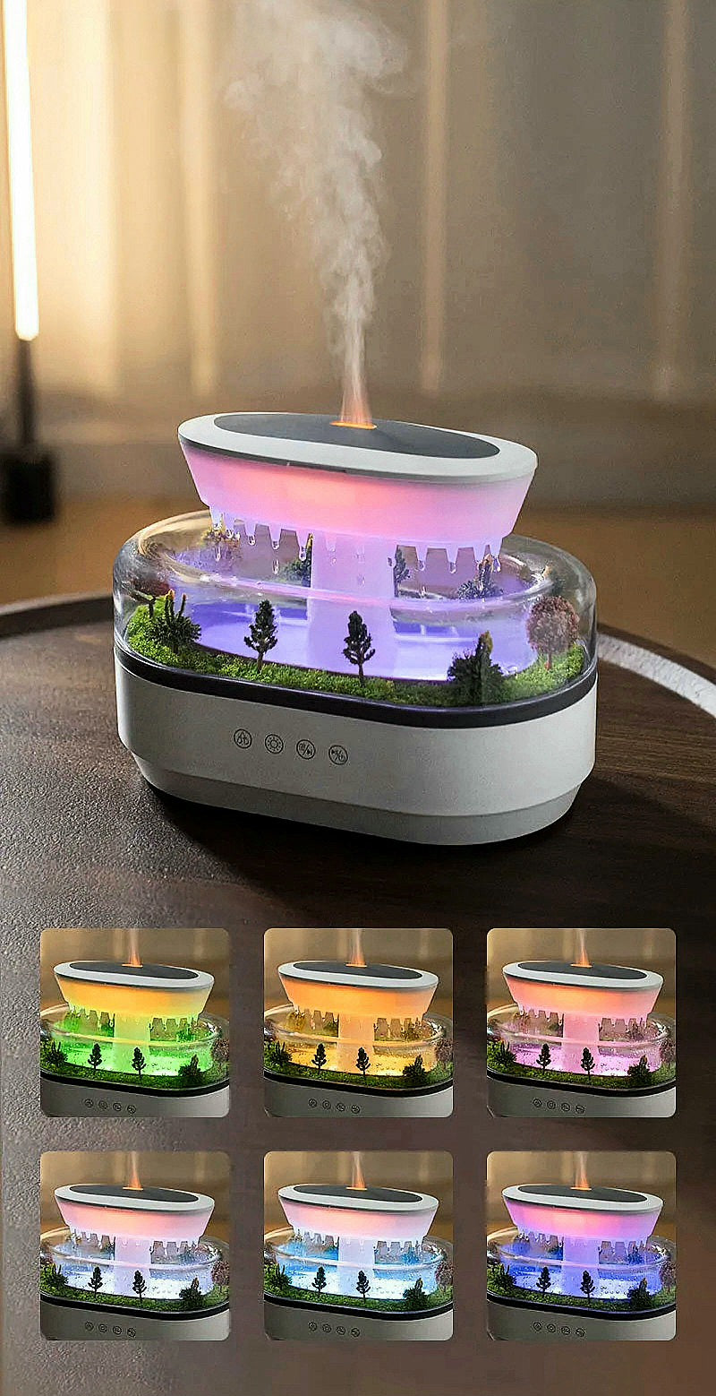 Landscape Aroma Raindrop Humidifier Diffuser