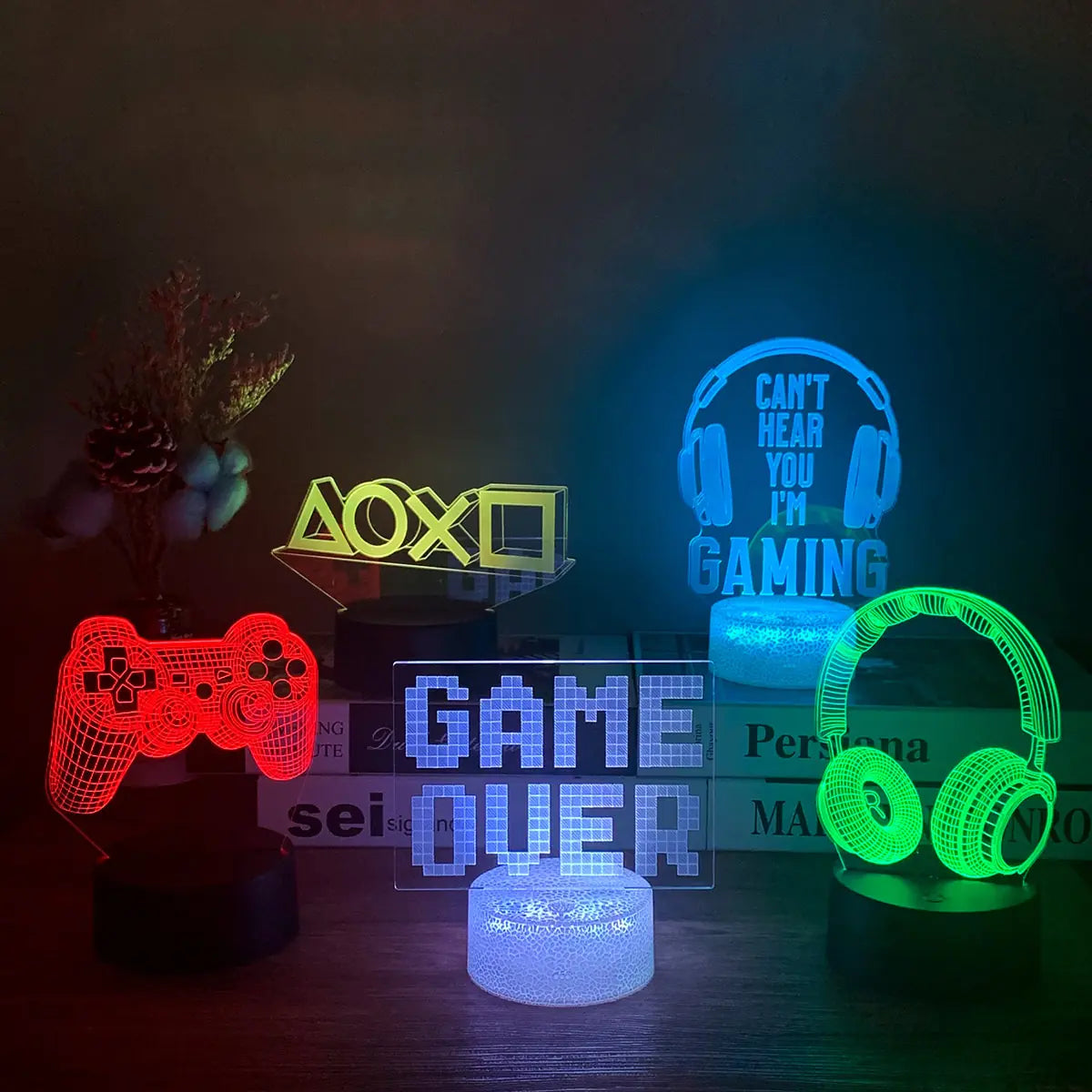 3D LED Gaming Lamp - Tech Scape Hub