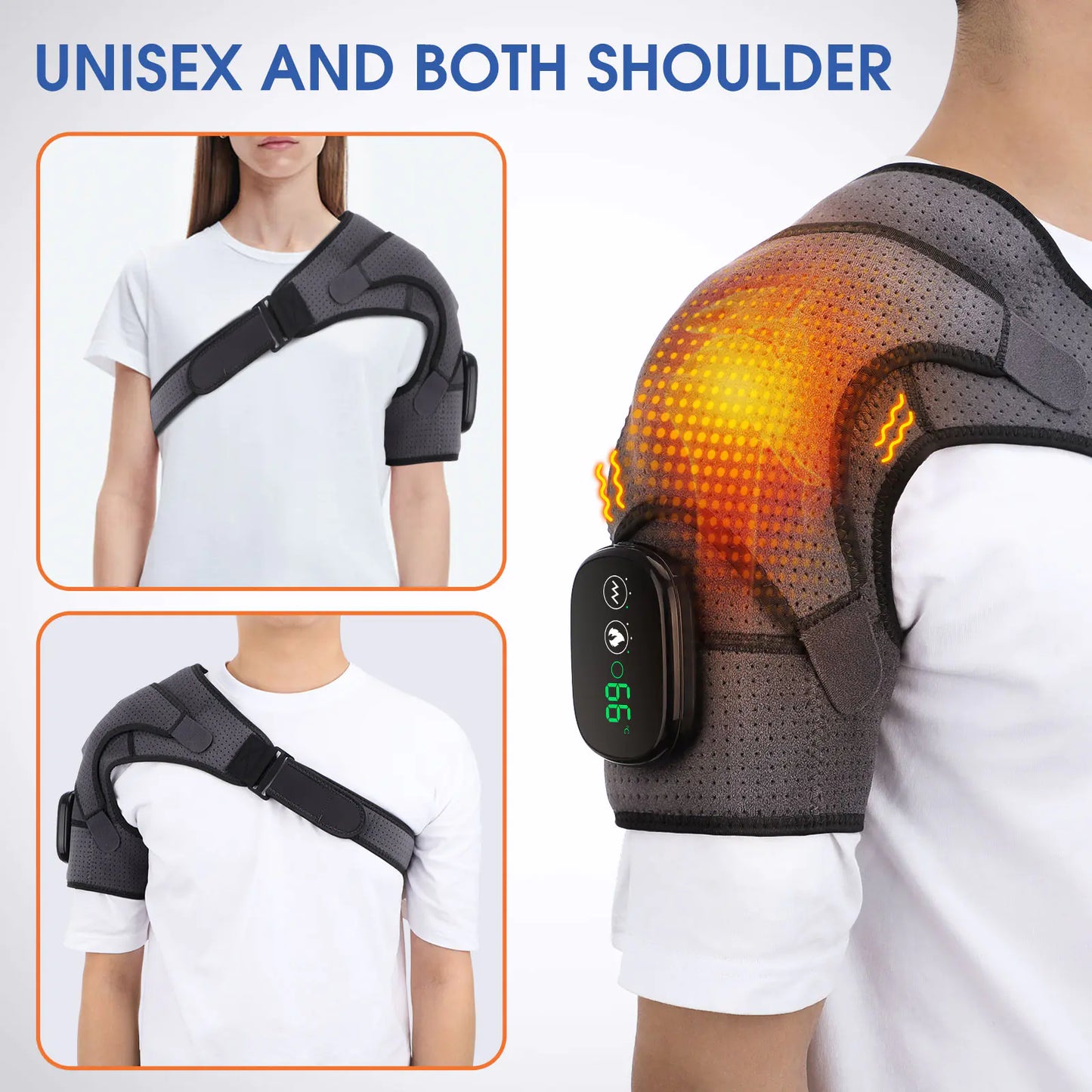 Heating and Massaging Shoulder Wrap - Tech Scape Hub