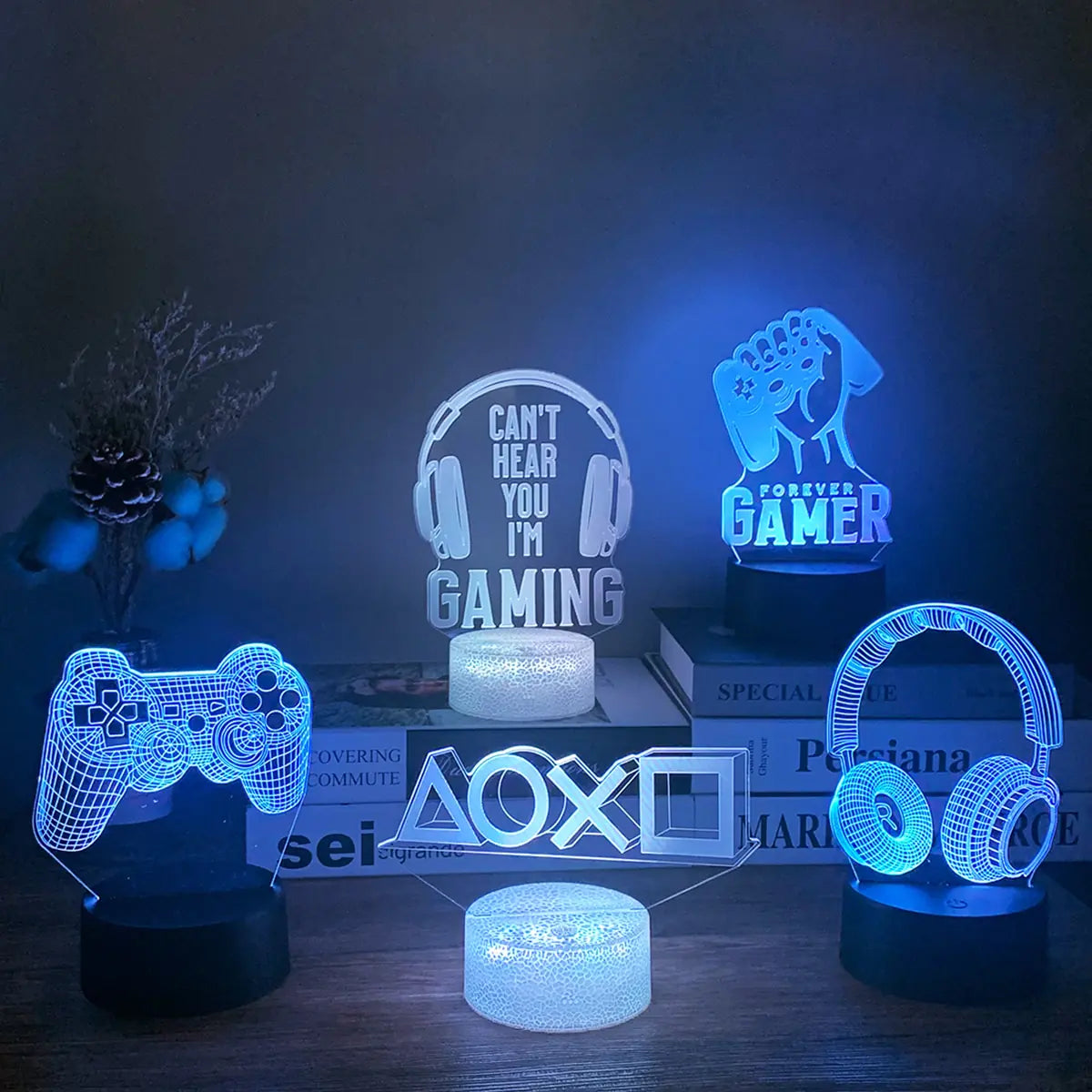 3D LED Gaming Lamp - Tech Scape Hub