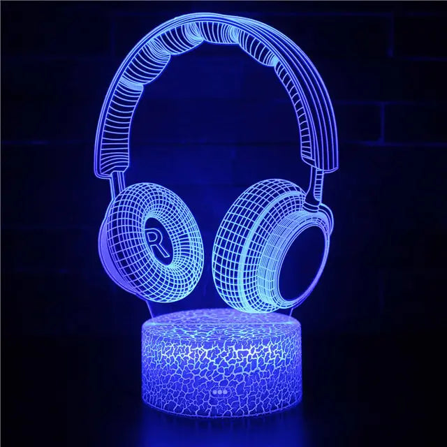 3D LED Gaming Lamp - Tech Scape Hub